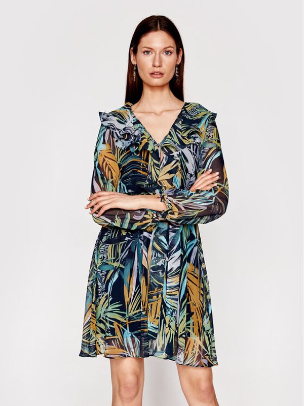 Marella Marella Haljina za svaki dan Cicoria 32212711 Šarena Regular Fit