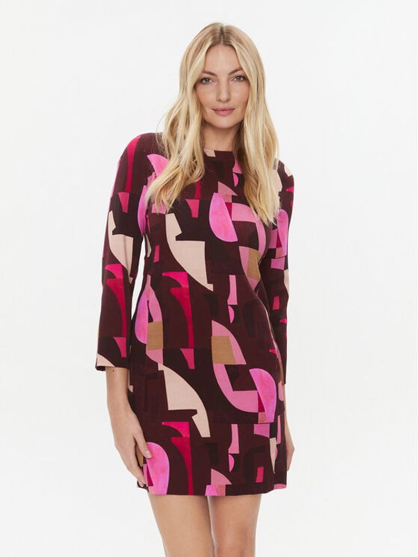Marella Marella Haljina za svaki dan Nizza 2332261336200 Tamnocrvena Regular Fit