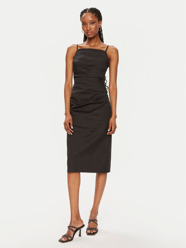Marella Marella Ljetna haljina Roxs 2413221382 Crna Slim Fit