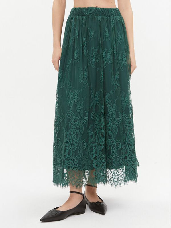 Maryley Maryley Suknja 23IB707/82BO Zelena Regular Fit