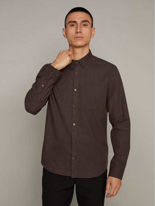 Matinique Matinique Košulja Trostol 30205626 Smeđa Regular Fit