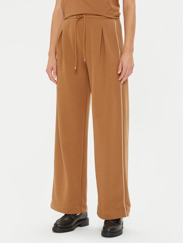 Max Mara Leisure Max Mara Leisure Donji dio trenerke Curve 2426786068 Smeđa Regular Fit