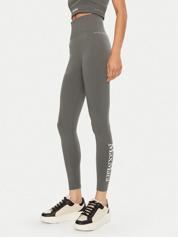 Max Mara Leisure Max Mara Leisure Leggings Fuoco 2426336048 Smeđa Slim Fit