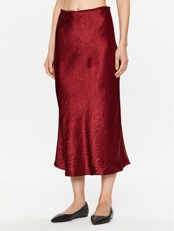 Max Mara Leisure Max Mara Leisure Midi suknja Alessio 2331060136 Tamnocrvena Regular Fit