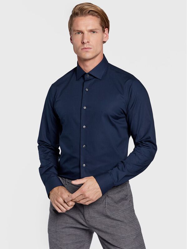 Michael Kors Michael Kors Košulja MD0MD90425 Tamnoplava Slim Fit