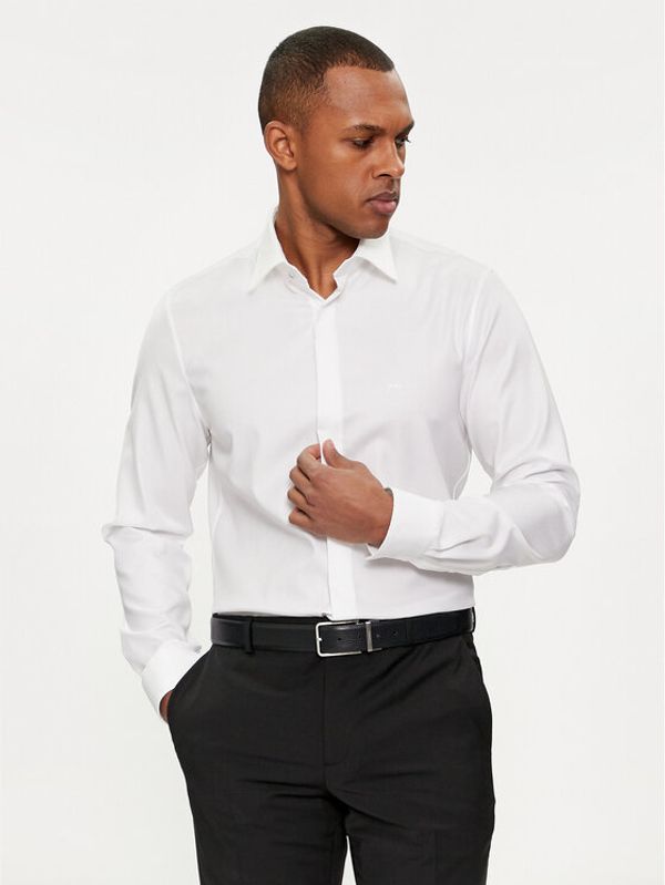 Michael Kors Michael Kors Košulja MK0DS01001 Bijela Slim Fit