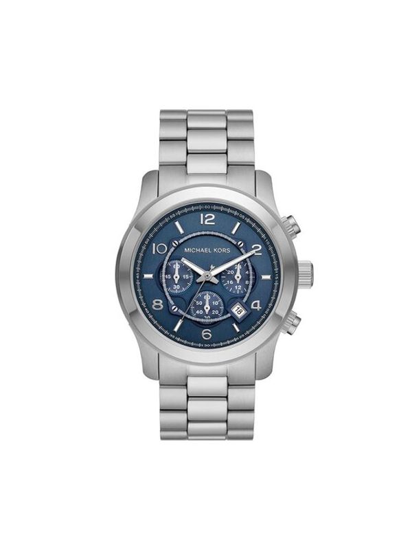 Michael Kors Michael Kors Sat Runway MK9105 Srebrna