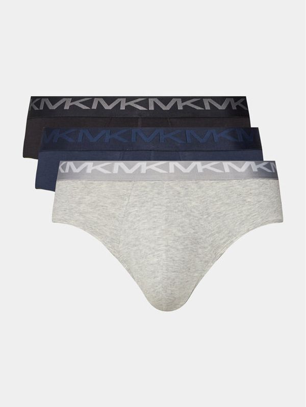 Michael Kors Michael Kors Set od 3 para muških slip gaća 6BR1L10033 Tamnoplava