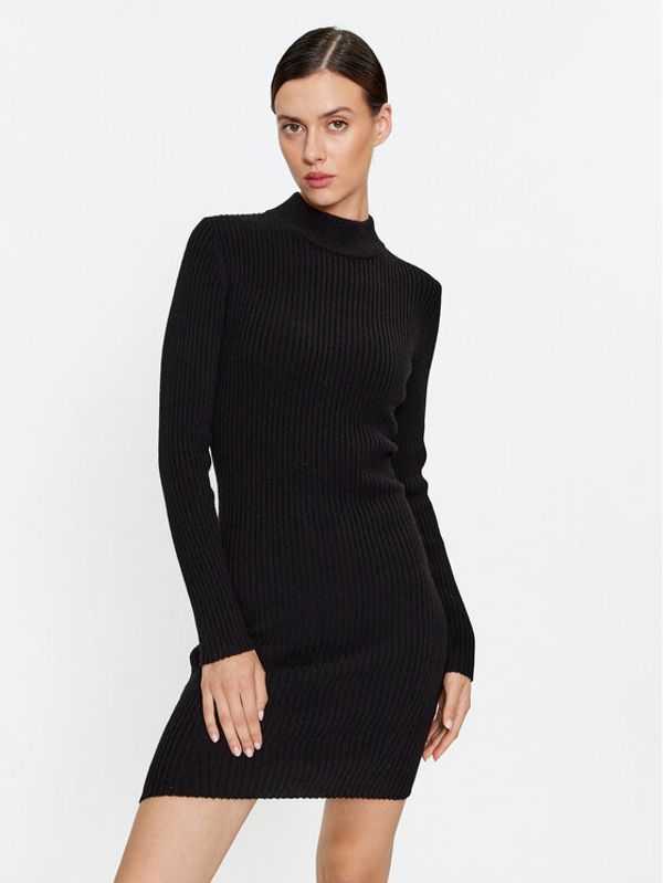 MICHAEL Michael Kors MICHAEL Michael Kors Džemper haljina MF381U46V1 Crna Slim Fit