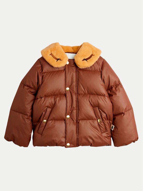 MINI RODINI Mini Rodini Pernata jakna 2471013316 Smeđa Regular Fit
