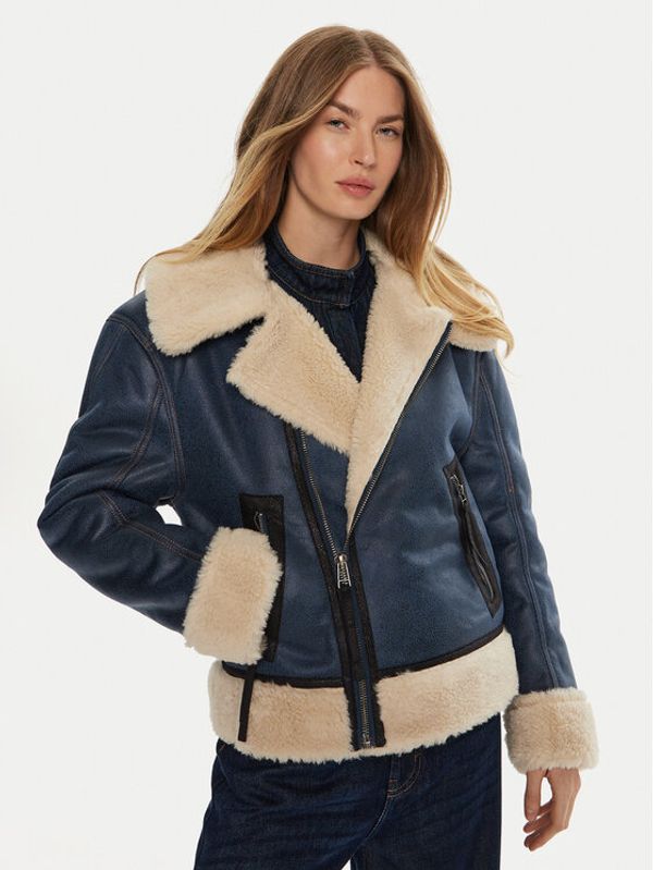 Munthe Munthe Kožuh Tishia 243150324341 Plava Loose Fit