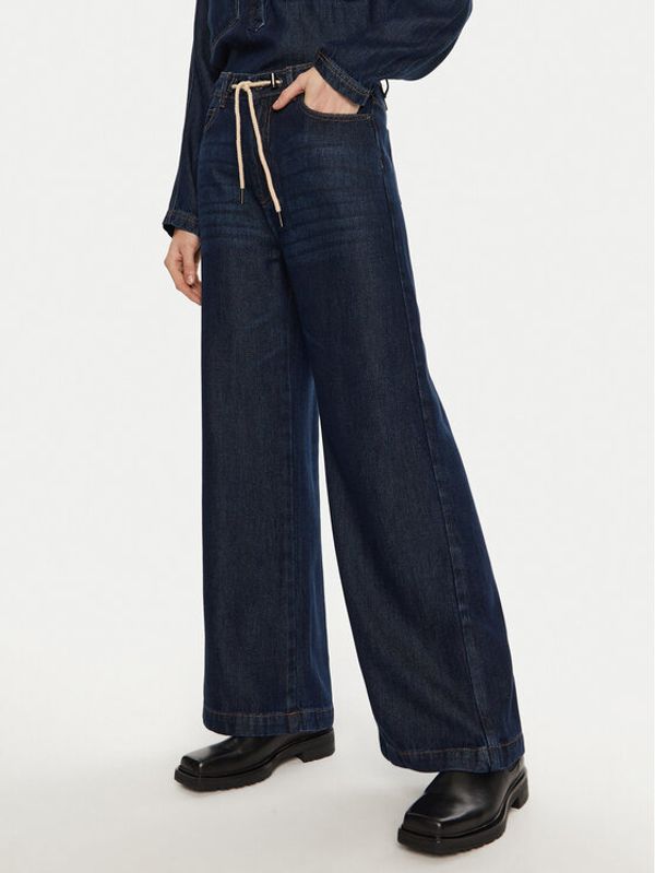 Munthe Munthe Traperice Obey 243142324314 Tamnoplava Wide Leg