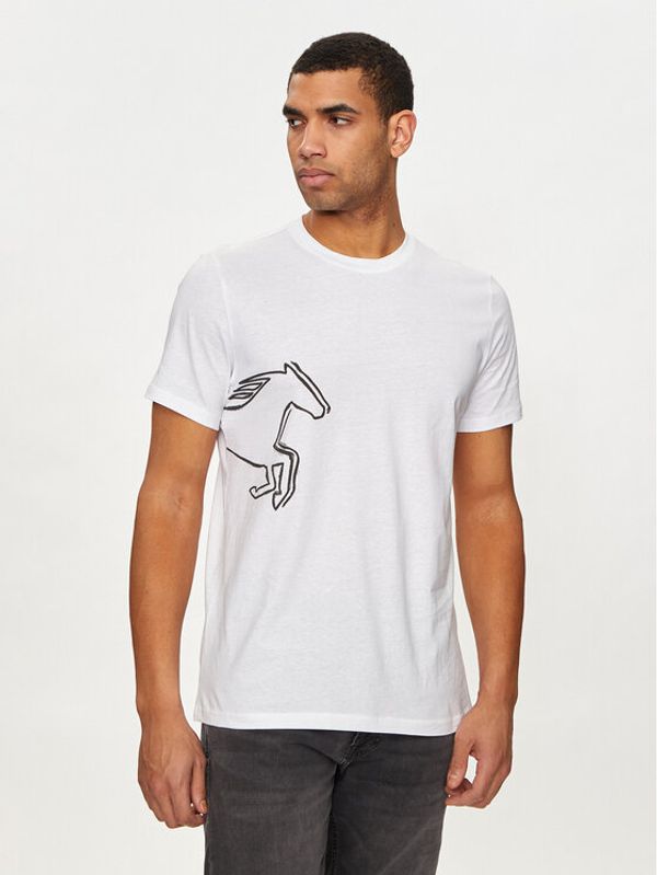 Mustang Mustang T-shirt Austin 1015056 Bijela Regular Fit
