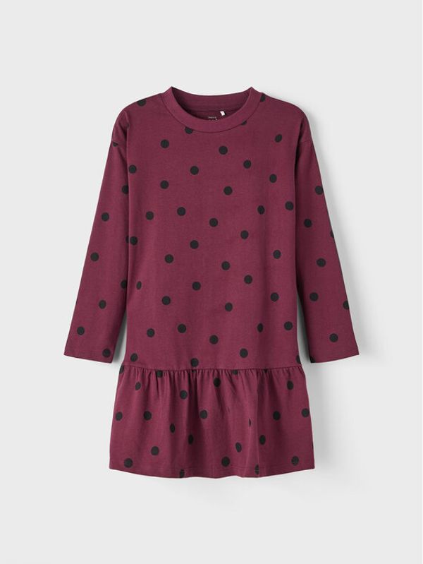 NAME IT NAME IT Haljina za svaki dan 13207859 Tamnocrvena Regular Fit