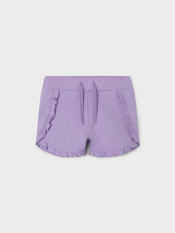 NAME IT NAME IT Kratke hlače 13215440 Ljubičasta Regular Fit