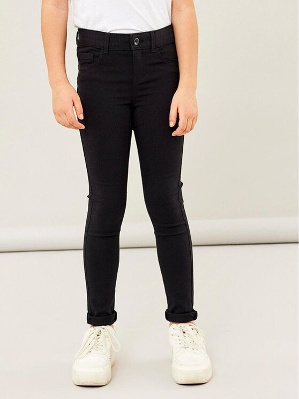 NAME IT NAME IT Traperice 13204337 Crna Skinny Fit