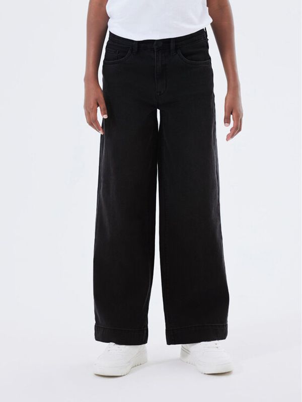 NAME IT NAME IT Traperice 13211701 Crna Wide Leg