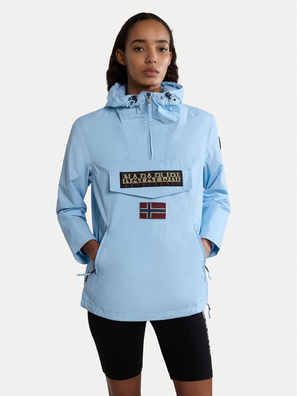Napapijri Napapijri Anorak jakna Rainforest NP0A4G7F Svijetloplava Regular Fit