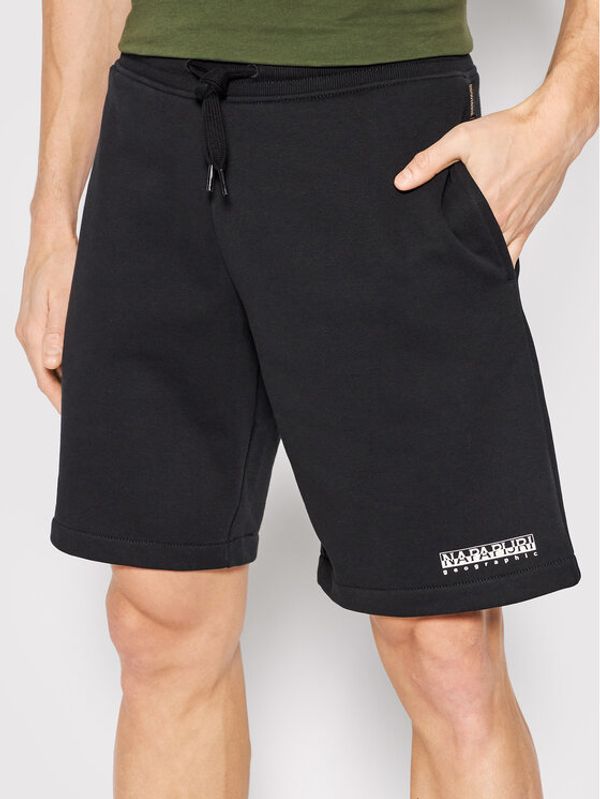 Napapijri Napapijri Sportske kratke hlače Box NP0A4GAO Crna Regular Fit