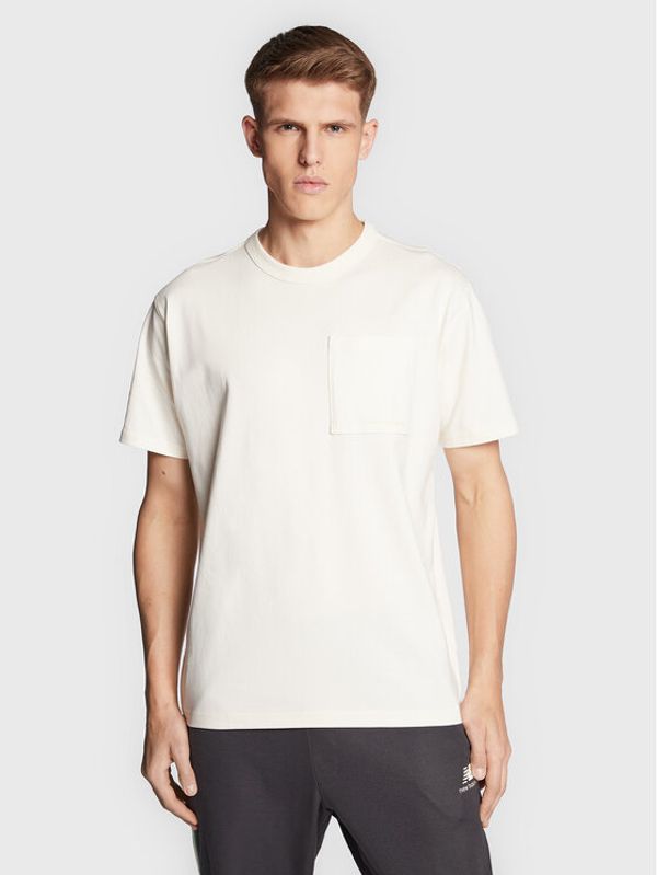 New Balance New Balance T-shirt MT23567 Écru Relaxed Fit