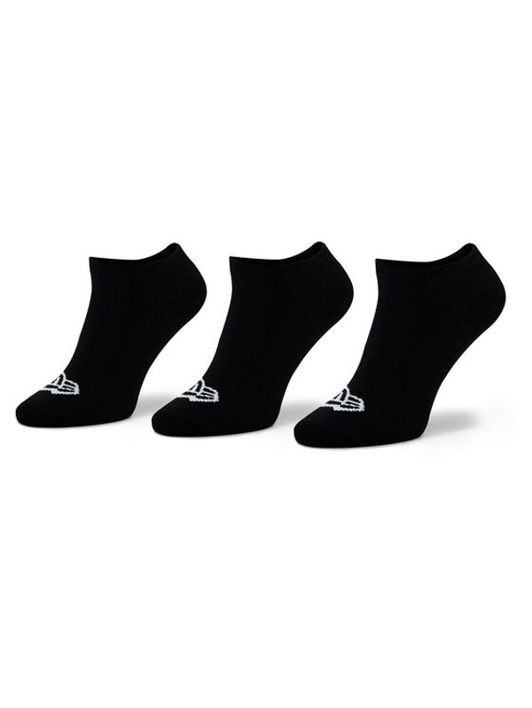 New Era New Era Set od 3 para niskih ženskih čarapa Flag Sneaker 13113640 Crna