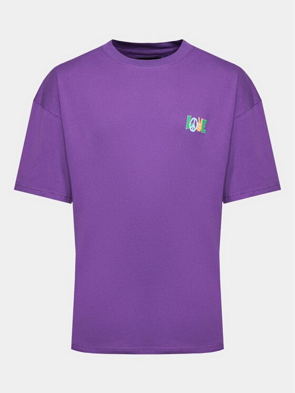 Night Addict Night Addict T-shirt MTS-NA149SOUL Ljubičasta Regular Fit