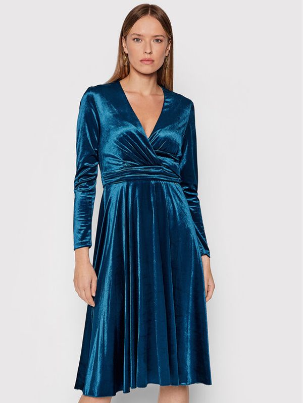 Nissa Nissa Haljina za svaki dan RS12632 Plava Regular Fit