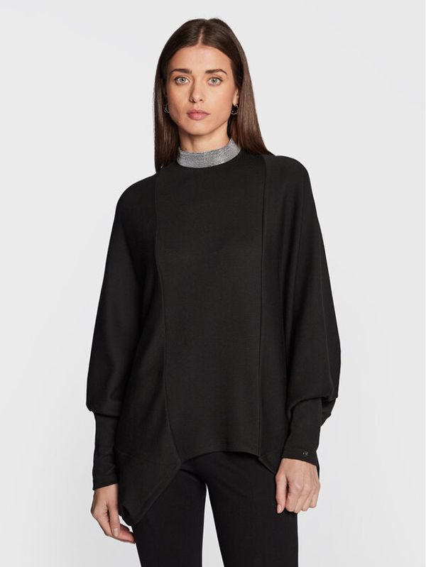 Nissa Nissa Majica TOP13600 Crna Oversize