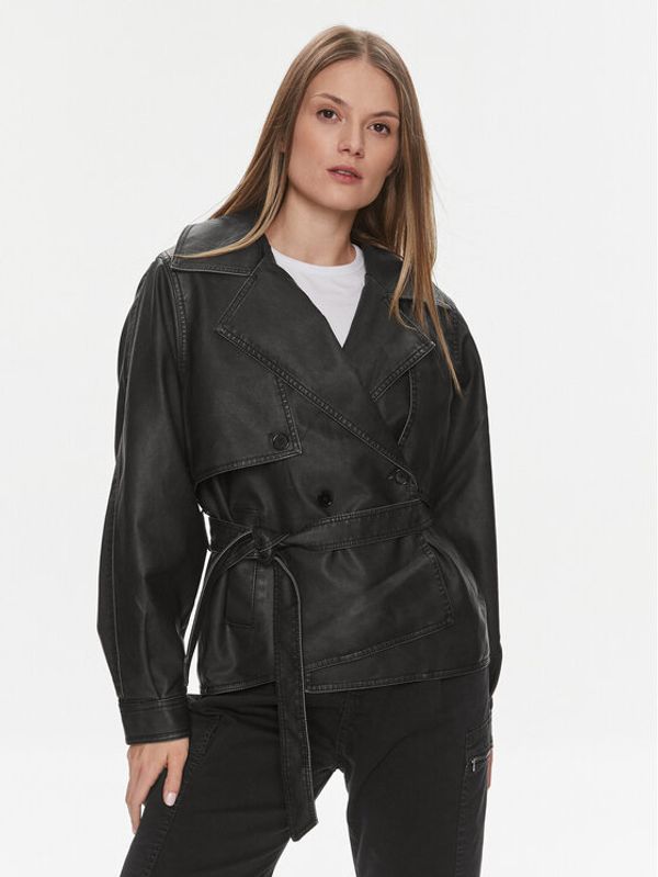 Noisy May Noisy May Jakna od imitacije kože Romy 27028692 Crna Regular Fit
