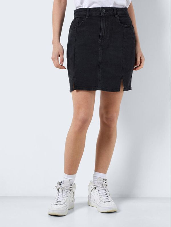 Noisy May Noisy May Jeans suknja Fling 27027236 Crna Regular Fit