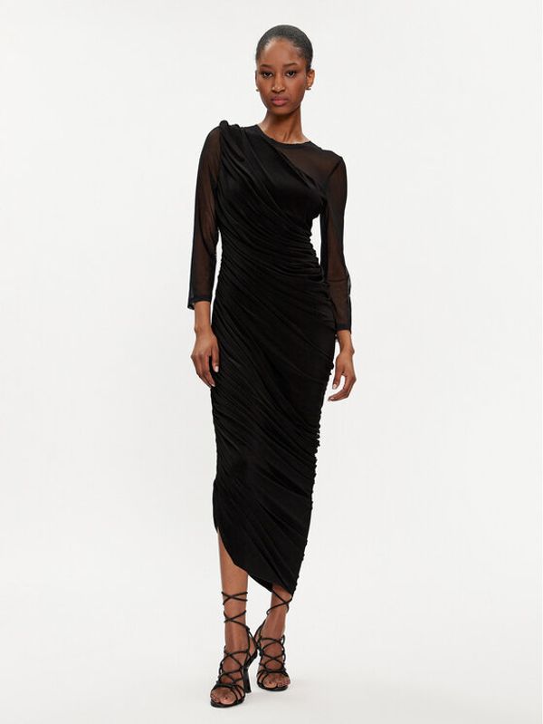 NORMA KAMALI NORMA KAMALI Koktel haljina KK4223PM286001 Crna Slim Fit