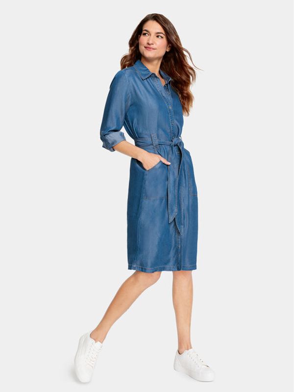 Olsen Olsen Haljina košulja 13001739 Plava Regular Fit