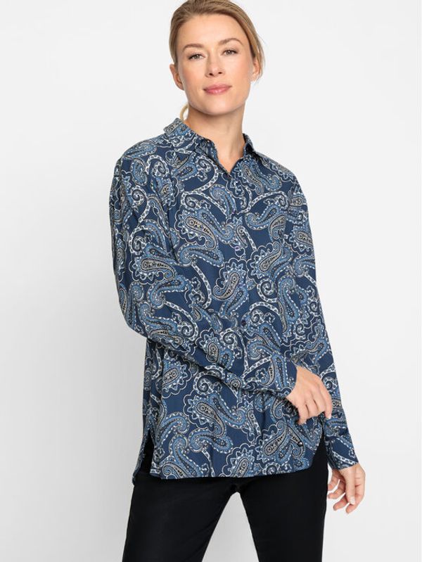 Olsen Olsen Košulja 12001839 Tamnoplava Regular Fit
