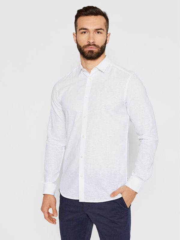 Only & Sons Only & Sons Košulja Caiden 22012321 Bijela Slim Fit