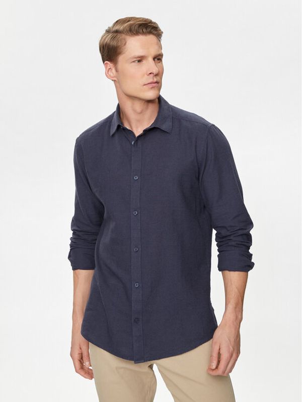 Only & Sons Only & Sons Košulja Caiden 22012321 Tamnoplava Slim Fit
