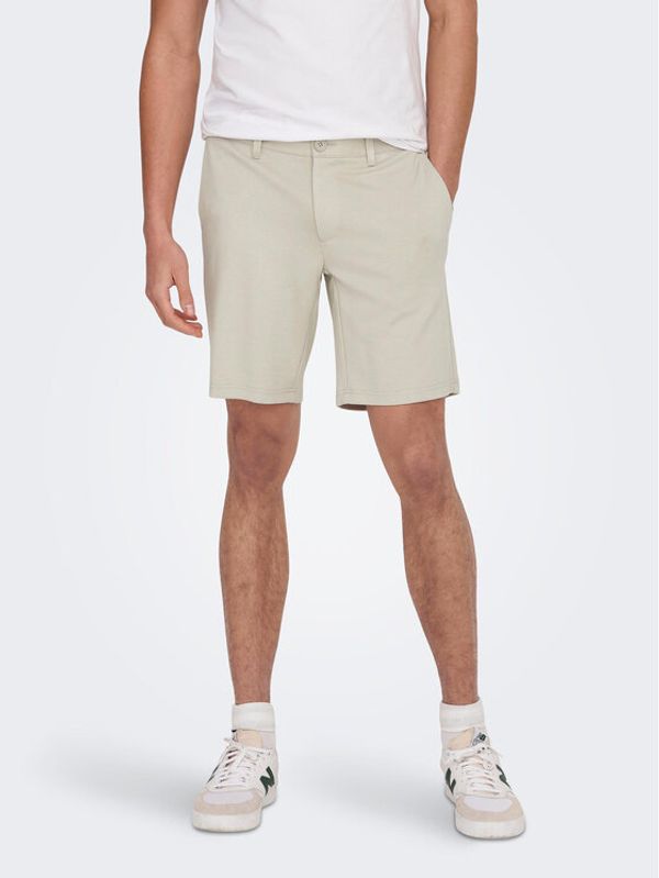Only & Sons Only & Sons Kratke hlače Mark 22018667 Écru Regular Fit