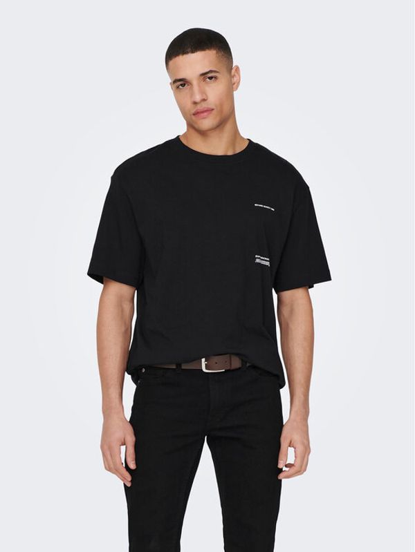 Only & Sons Only & Sons T-shirt 22025268 Crna Relaxed Fit