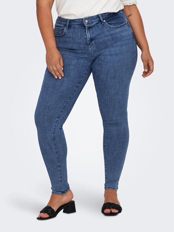 ONLY Carmakoma ONLY Carmakoma Traperice 15300955 Plava Skinny Fit