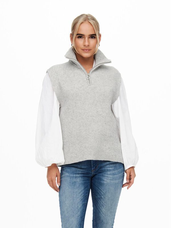 ONLY ONLY Džemper 15239504 Siva Regular Fit