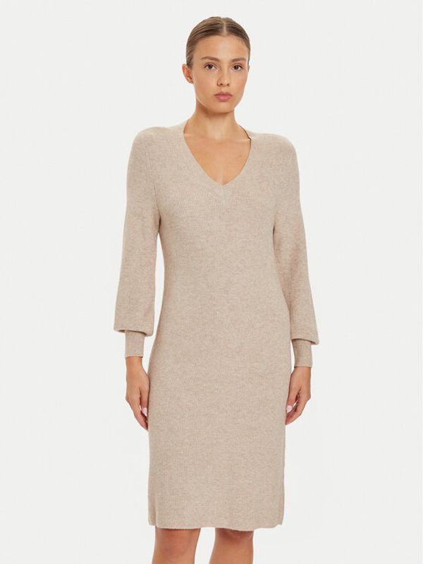 ONLY ONLY Džemper haljina Katia 15312844 Bež Regular Fit