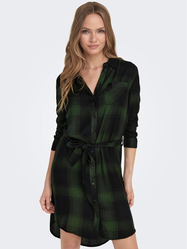 ONLY ONLY Haljina košulja 15238033 Zelena Regular Fit