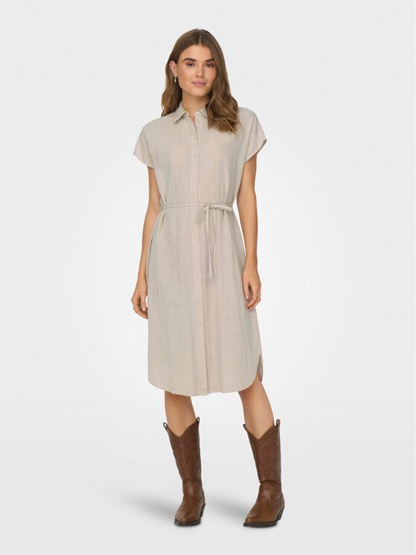 ONLY ONLY Haljina košulja Tizana 15320260 Siva Regular Fit