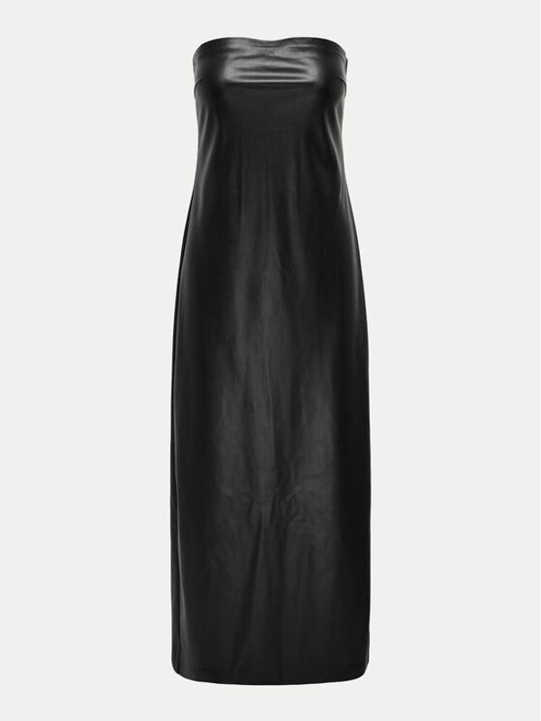ONLY ONLY Haljina od imitacije kože Esther 15334722 Crna Slim Fit