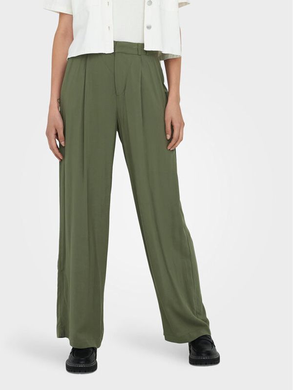 ONLY ONLY Hlače Nova 15306567 Zelena Regular Fit
