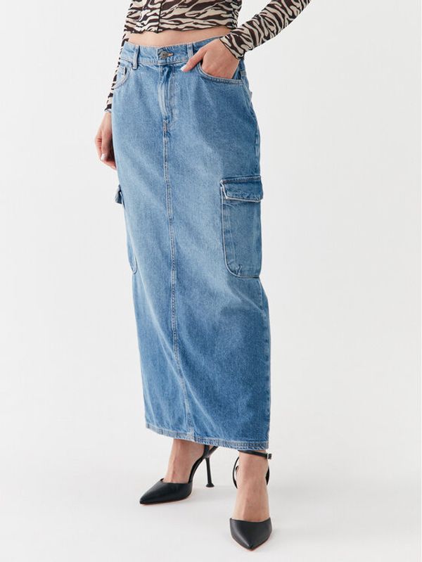 ONLY ONLY Jeans suknja 15316074 Plava Regular Fit