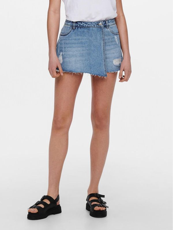 ONLY ONLY Jeans suknja Texas 15227220 Plava Regular Fit