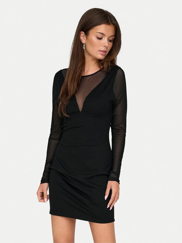 ONLY ONLY Koktel haljina Becki 15331783 Crna Slim Fit