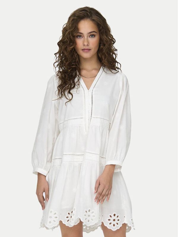 ONLY ONLY Ljetna haljina Jada 15318693 Bijela Regular Fit