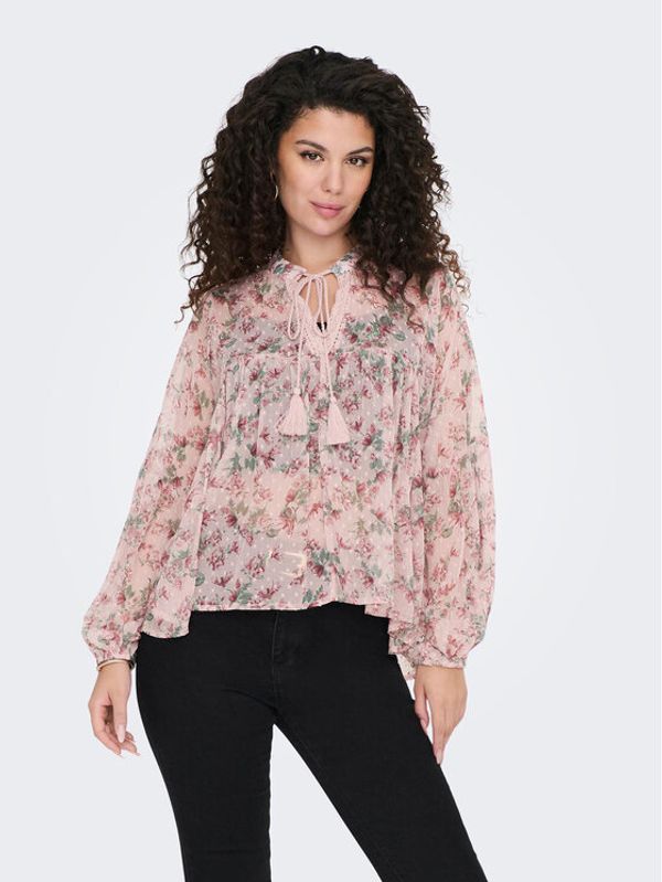 ONLY ONLY Majica Aida 15283695 Ružičasta Loose Fit