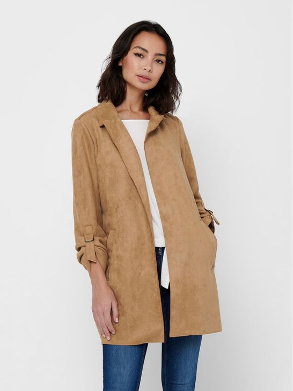 ONLY ONLY Prijelazni kaput Joline 15179864 Smeđa Regular Fit